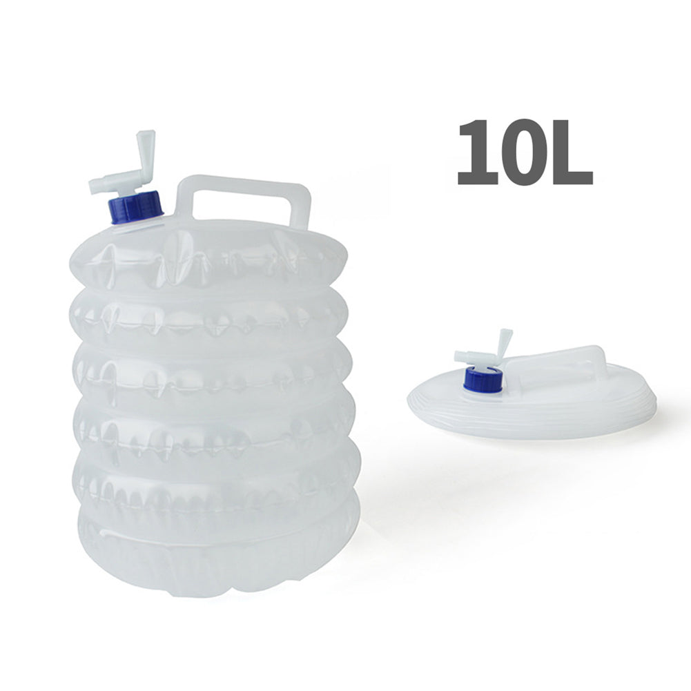 Foldable Water Containers Folding Water Bucket Outdoor Camping Water Storage Bag Plastic Foldable Camping Drinking Water Bucket