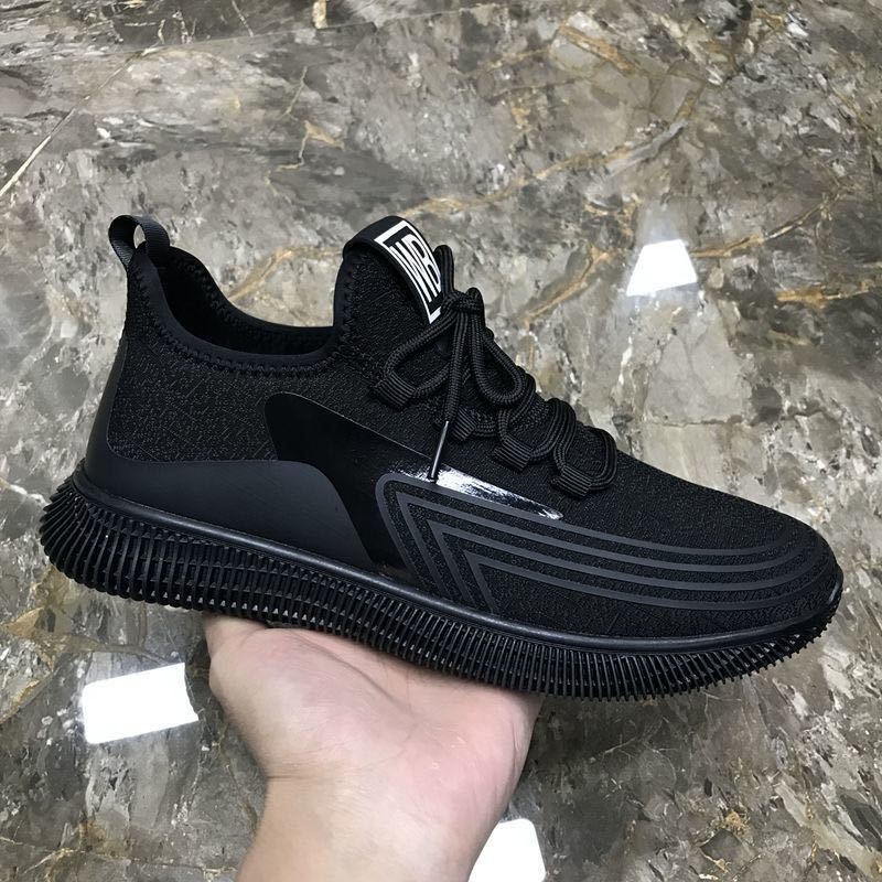 Men's casual shoes men's spring men's casual light shoes sports shoes lace-up flat shoes breathable outdoor Casual and versatile