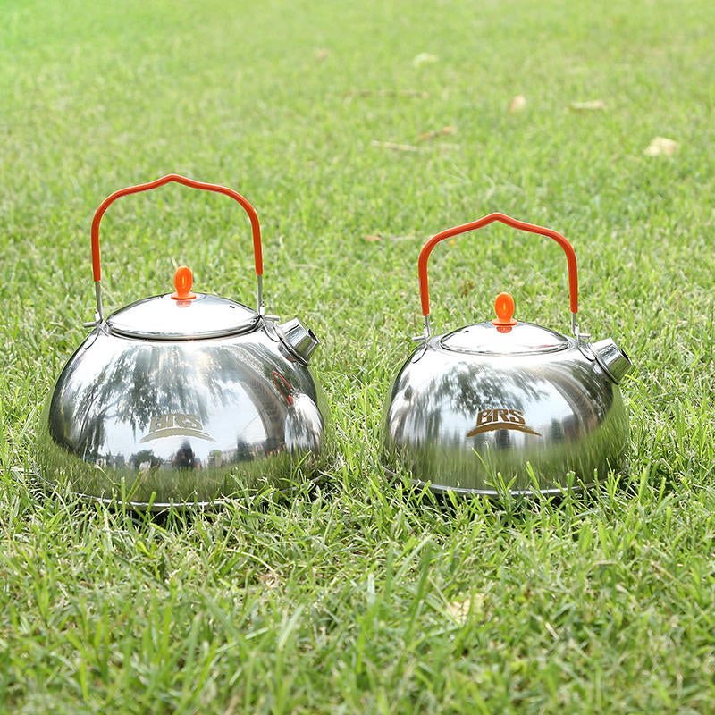 Stainless Steel Tea Pot Camping Kettle Outdoor Water Kettle New Camping pot Kettle Outdoor Cookware