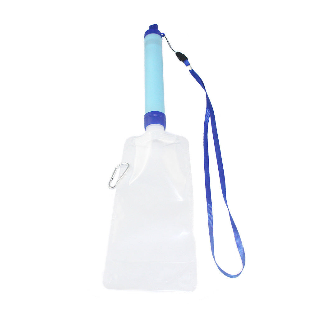Military Water Filter Purification Camping Hiking Water System Filter Emergency Gear Straw Water Purifier
