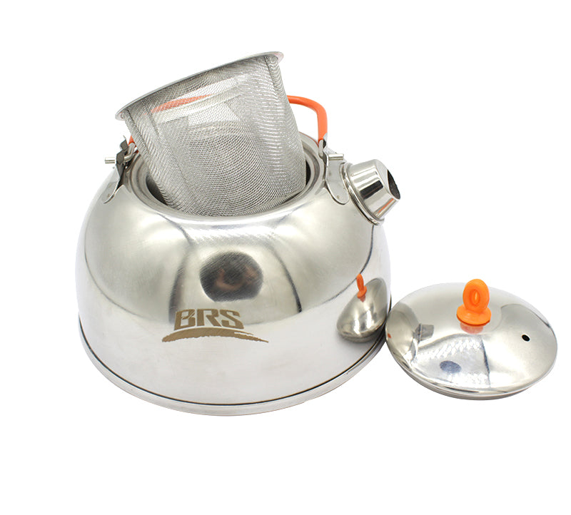 Stainless Steel Tea Pot Camping Kettle Outdoor Water Kettle New Camping pot Kettle Outdoor Cookware