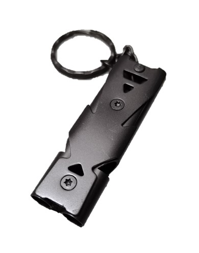 High Decibel Double Barreled Whistle