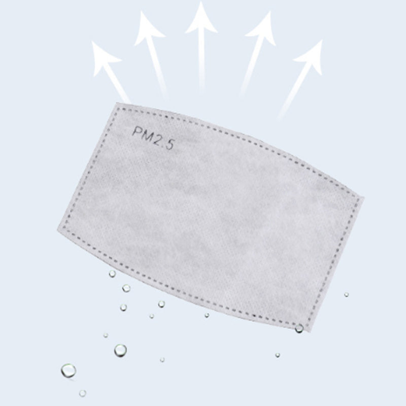 Mask filter pm2.5 filter 5-layer protective filter element activated carbon filter cloth mask gasket