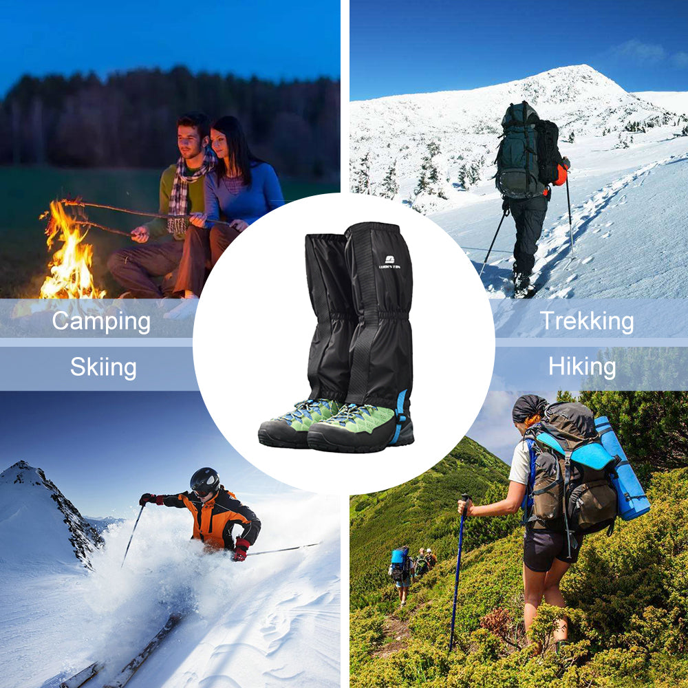 Outdoor Snow Gaiters Hiking Trekking Legging Gaiter Shoes Cover Camping Climbing Skiing Waterproof Boots Gaiters Leg Warmer