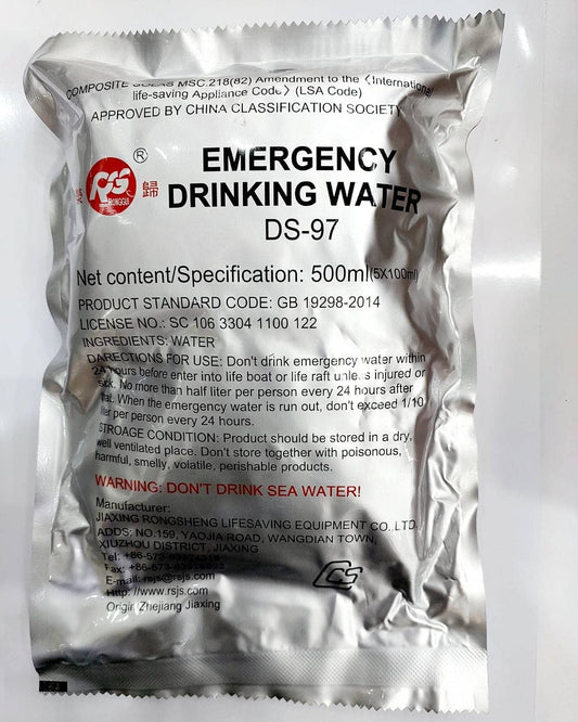 Emergency Drinking Water Pouch