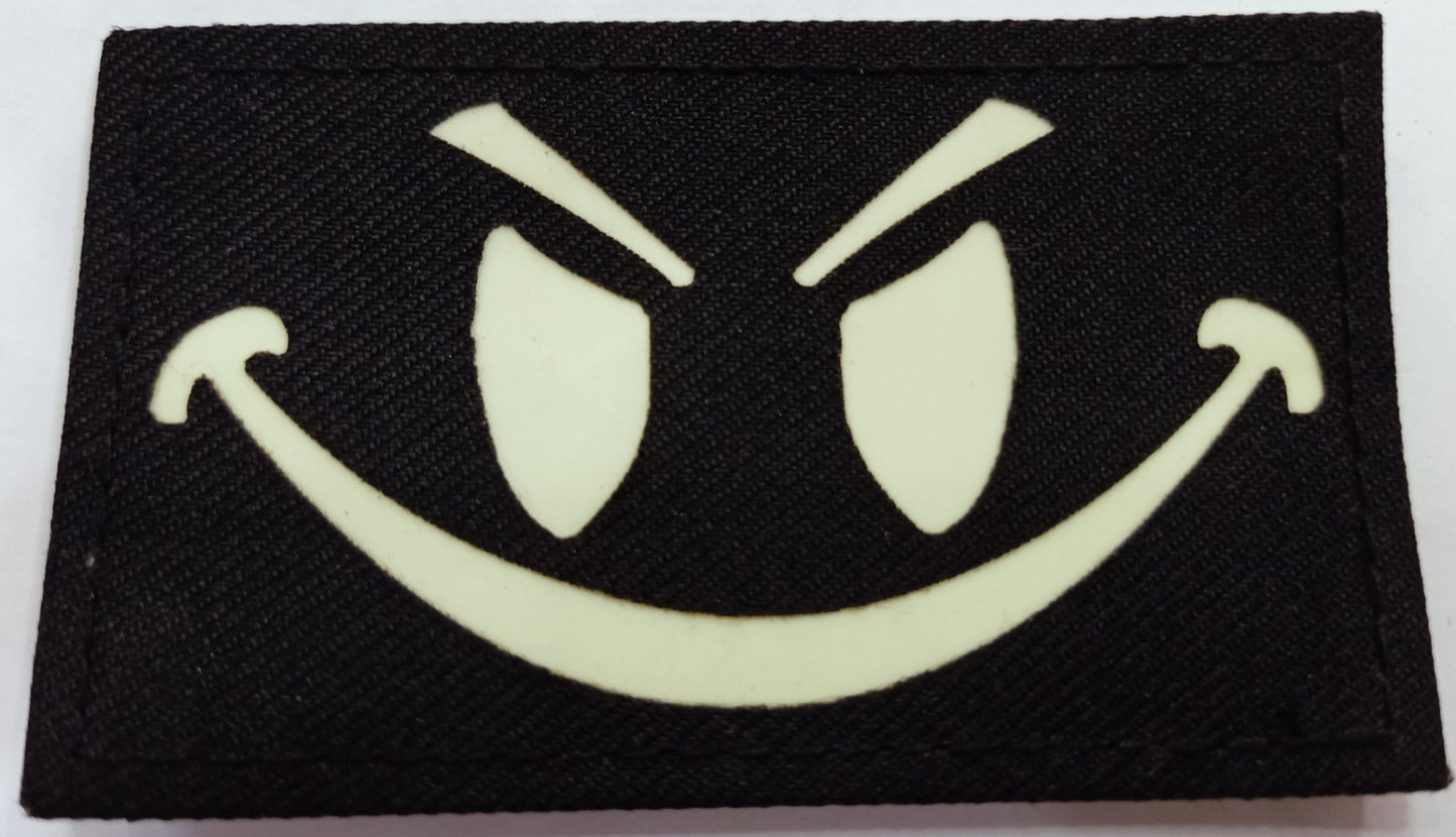 Mean Smile Glow in the Dark Morale Patch
