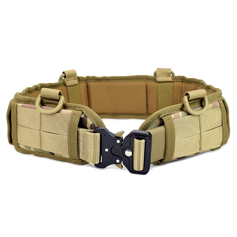 Sport Military Tactical Molle Belt Men Waistband Training Hunting Airsoft Belt Combat Soft Padded Adjustable Waist Belt