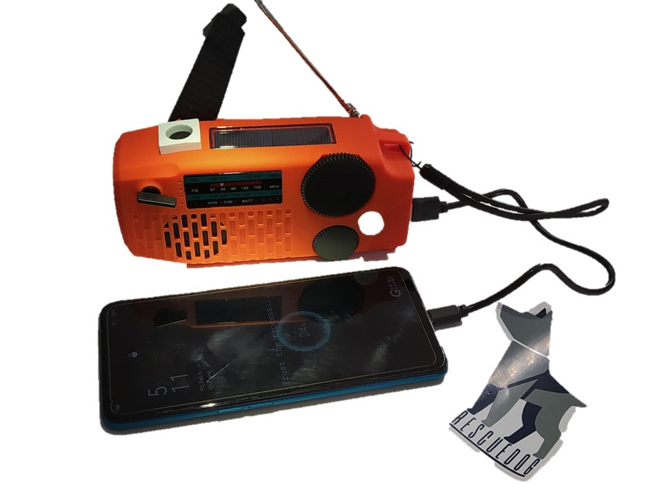 RescueDog 3G Crank Survival Radio