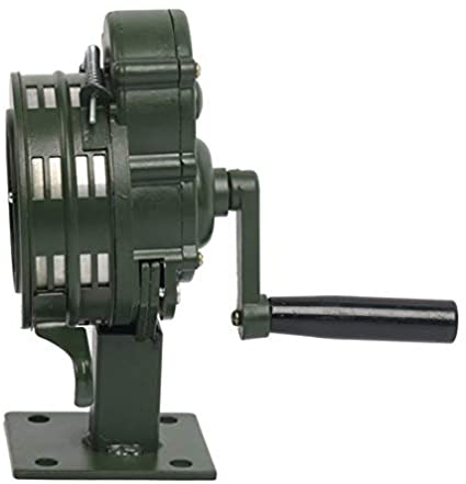 Hand Crank Siren, Tabletop Mounted