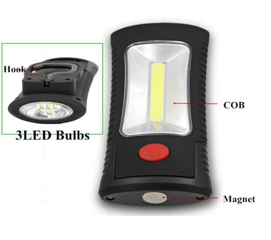 COB Magnetic Work Lantern, 2-mode, Model # TPM919