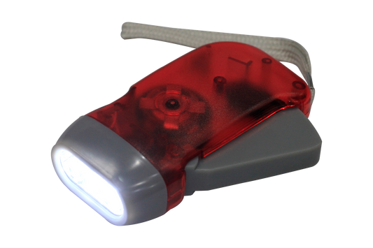 Hand Crank Dynamo Flashlight