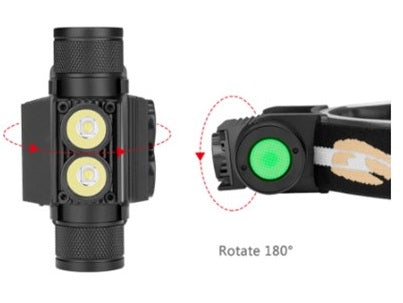 D25 Dual LED Rechargeable Headlamp